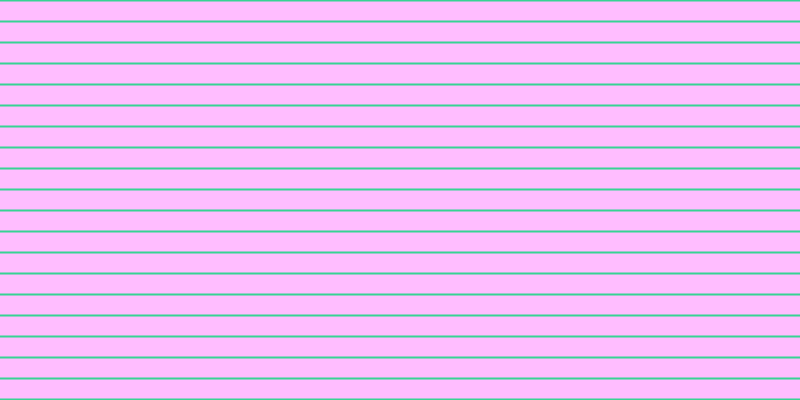 #ffbdff, #36d393 horizontal lines, two pixels wide, nineteen pixels apart