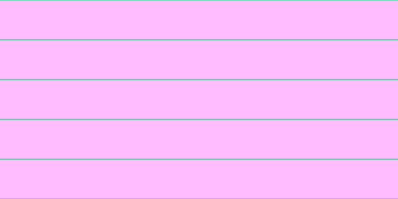 #ffbdff, #36d393 horizontal lines, two pixels wide, seventy-eight pixels apart