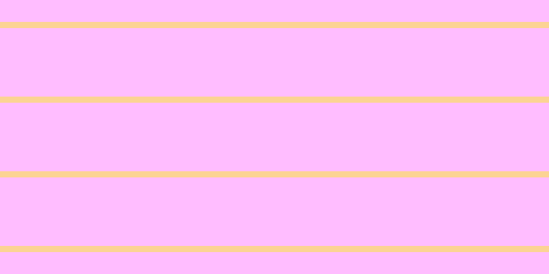 #ffbdff, #fcd393 horizontal lines, nine pixels wide, one hundred pixels apart
