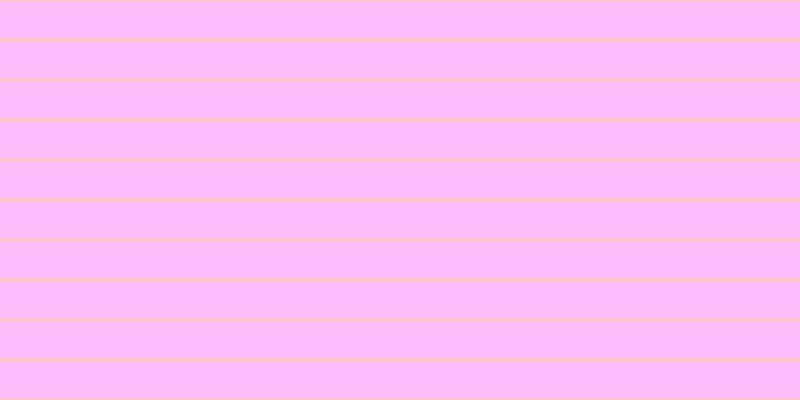 #ffbdff, #fcd393 horizontal lines, two pixels wide, thirty-eight pixels apart