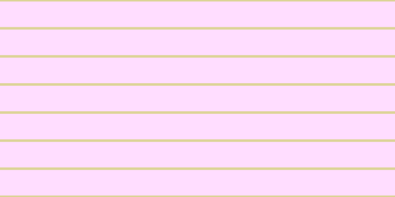 #ffbdff (50%), #dbd393 horizontal lines, five pixels wide, fifty-two pixels apart