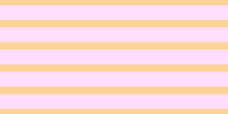 #ffbdff (50%), #fcd393 horizontal lines, twenty-six pixels wide, fifty-two pixels apart