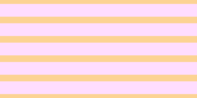 #ffbdff (50%), #fcd393 horizontal lines, twenty-seven pixels wide, fifty-two pixels apart