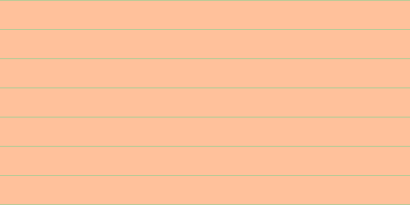 #ffc19b, #78d393 horizontal lines, one pixels wide, fifty-six pixels apart
