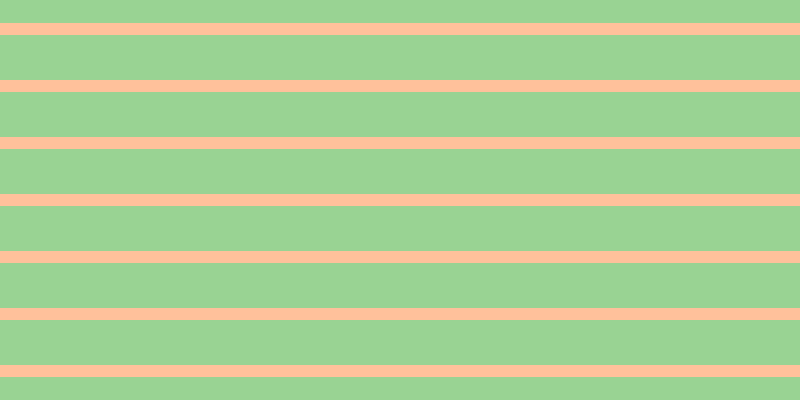 #ffc19b, #99d393 horizontal lines, forty-five pixels wide, twelve pixels apart
