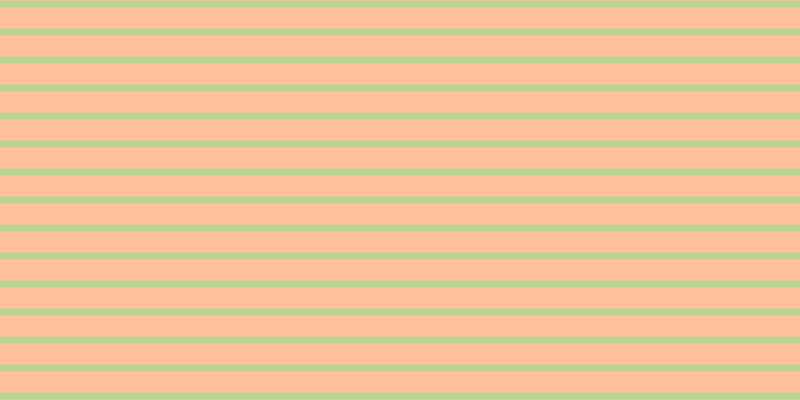 #ffc19b, #bad393 horizontal lines, seven pixels wide, twenty-one pixels apart