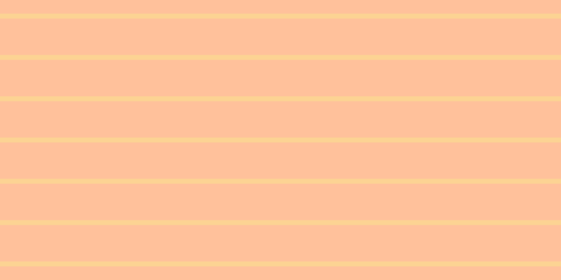 #ffc19b, #fcd393 horizontal lines, seven pixels wide, fifty-two pixels apart