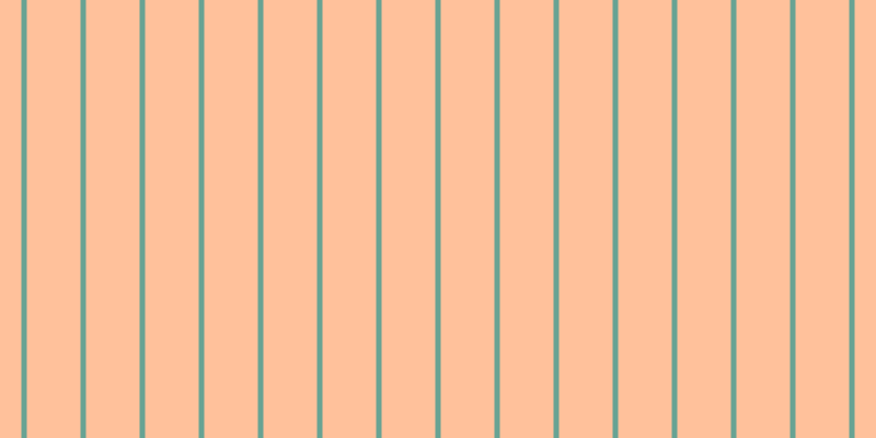 #ffc19b, #67a393 vertical lines, five pixels wide, forty-nine pixels apart