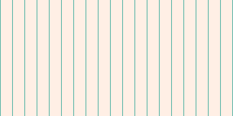 #ffc19b (25%), #25a393 vertical lines, two pixels wide, forty pixels apart