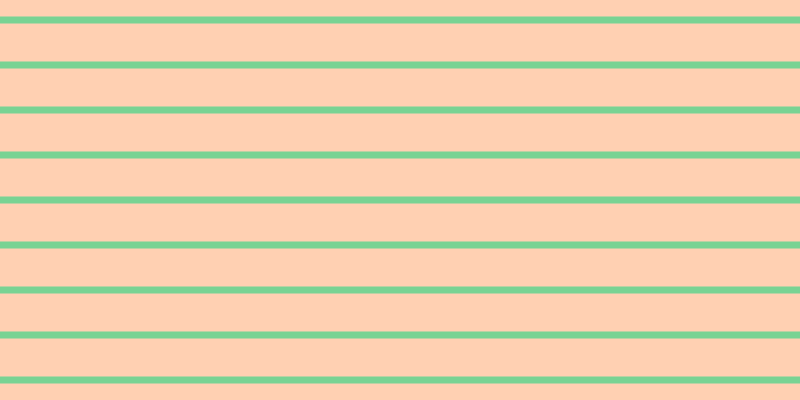 #ffc19b (75%), #78d393 horizontal lines, seven pixels wide, thirty-eight pixels apart
