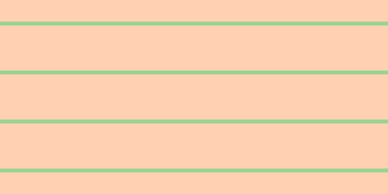 #ffc19b (75%), #99d393 horizontal lines, eight pixels wide, ninety-three pixels apart