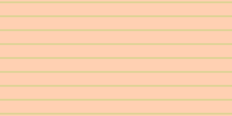 #ffc19b (75%), #dbd393 horizontal lines, six pixels wide, forty-two pixels apart
