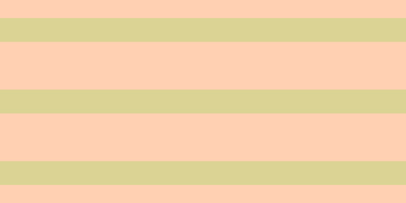 #ffc19b (75%), #dbd393 horizontal lines, forty-seven pixels wide, ninety-four pixels apart