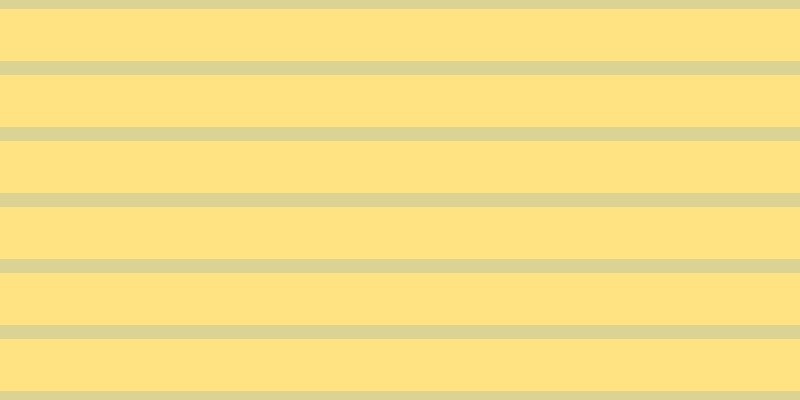 #ffca07 (50%), #dbd393 horizontal lines, fourteen pixels wide, fifty-two pixels apart