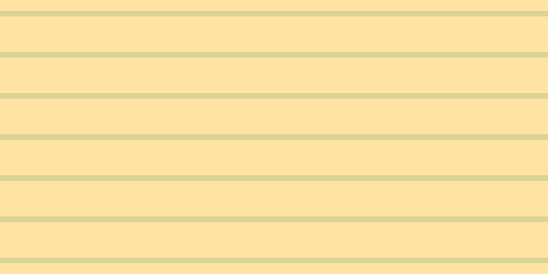 #ffca49 (50%), #dbd393 horizontal lines, eight pixels wide, fifty-two pixels apart