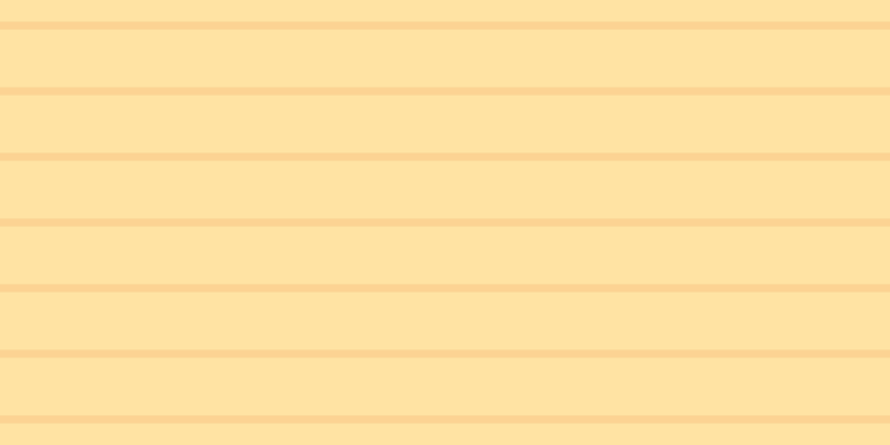 #ffca49 (50%), #fcd393 horizontal lines, seven pixels wide, fifty-two pixels apart