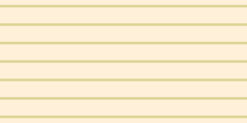 #ffca6a (25%), #dbd393 horizontal lines, eight pixels wide, fifty-two pixels apart