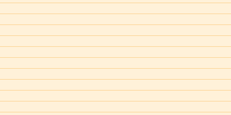 #ffca6a (25%), #fcd393 horizontal lines, two pixels wide, thirty-six pixels apart