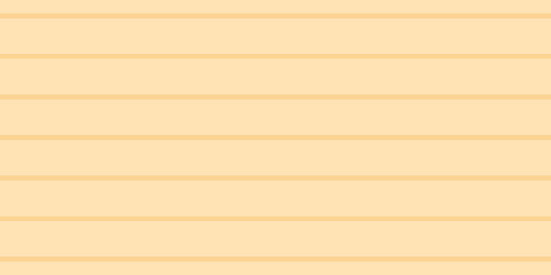 #ffca6a (50%), #fcd393 horizontal lines, seven pixels wide, fifty-two pixels apart