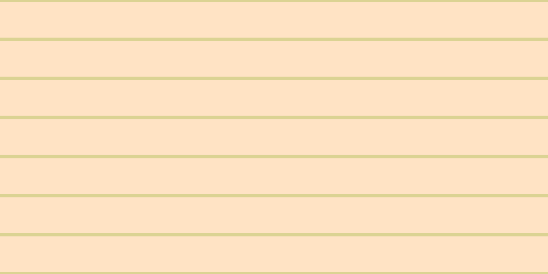 #ffca8b (50%), #dbd393 horizontal lines, five pixels wide, fifty-two pixels apart