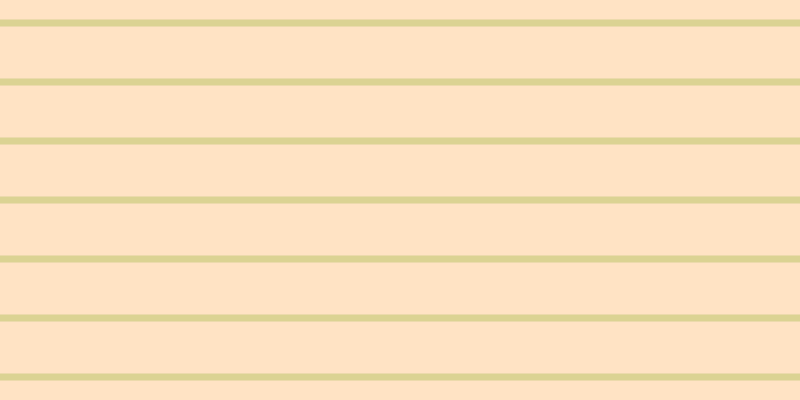 #ffca8b (50%), #dbd393 horizontal lines, seven pixels wide, fifty-two pixels apart