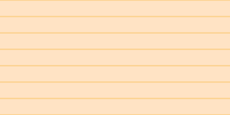 #ffca8b (50%), #fcd393 horizontal lines, five pixels wide, fifty-two pixels apart