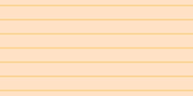 #ffca8b (50%), #fcd393 horizontal lines, seven pixels wide, fifty-two pixels apart