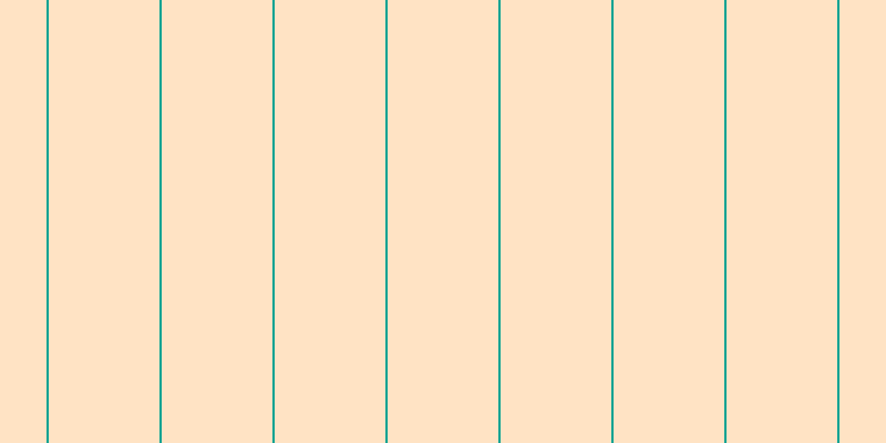 #ffca8b (50%), #04a393 vertical lines, two pixels wide, one hundred pixels apart