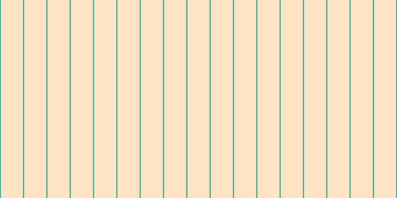 #ffca8b (50%), #04a393 vertical lines, two pixels wide, forty-five pixels apart