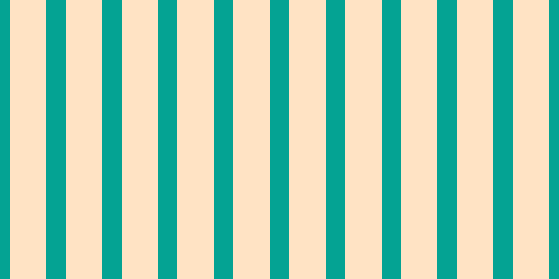 #ffca8b (50%), #04a393 vertical lines, twenty-eight pixels wide, fifty-two pixels apart