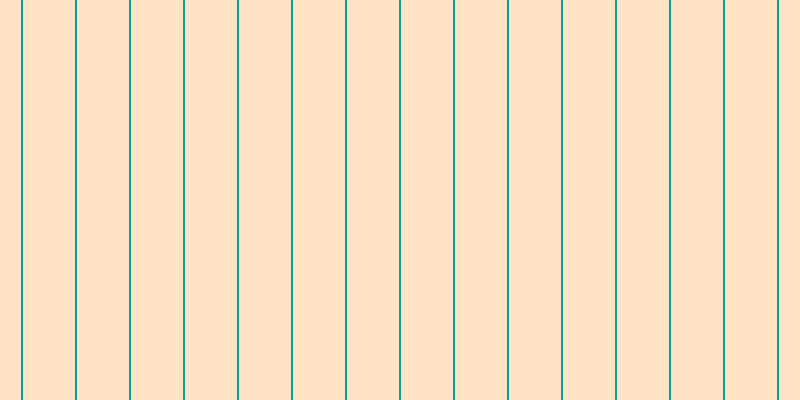 #ffca8b (50%), #04a393 vertical lines, two pixels wide, fifty-two pixels apart
