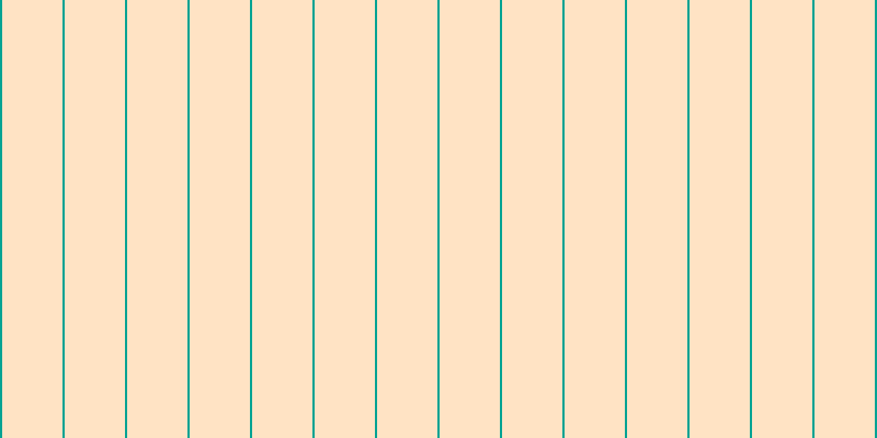 #ffca8b (50%), #04a393 vertical lines, two pixels wide, fifty-five pixels apart