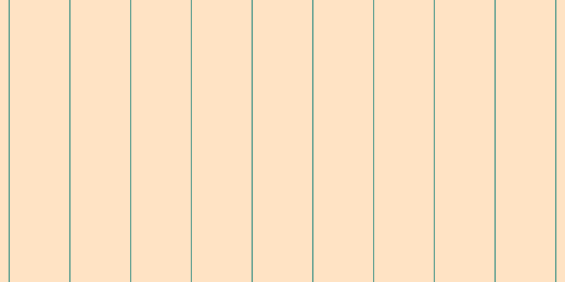 #ffca8b (50%), #67a393 vertical lines, two pixels wide, eighty-four pixels apart