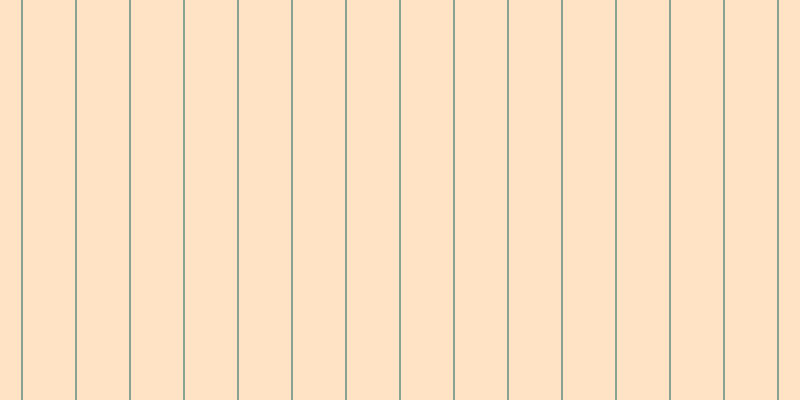 #ffca8b (50%), #88a393 vertical lines, two pixels wide, fifty-two pixels apart