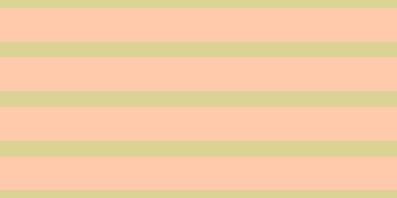 #ffcaac, #dbd393 horizontal lines, thirty-two pixels wide, sixty-eight pixels apart
