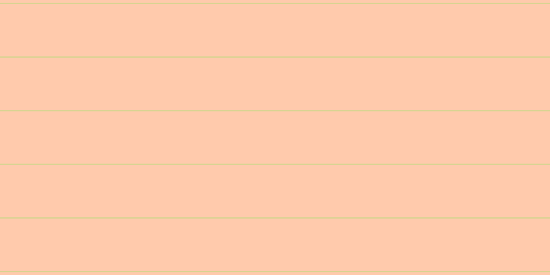 #ffcaac, #dbd393 horizontal lines, two pixels wide, seventy-six pixels apart