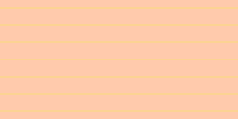 #ffcaac, #fcd393 horizontal lines, six pixels wide, fifty-two pixels apart