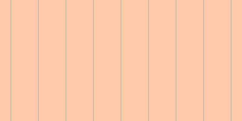#ffcaac, #67a393 vertical lines, one pixels wide, ninety pixels apart