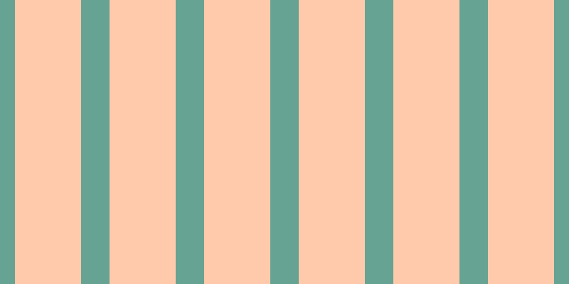 #ffcaac, #67a393 vertical lines, forty pixels wide, ninety-three pixels apart