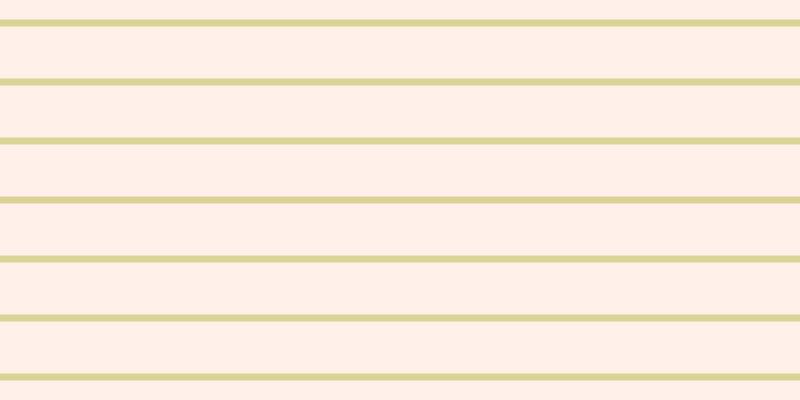 #ffcaac (25%), #dbd393 horizontal lines, seven pixels wide, fifty-two pixels apart