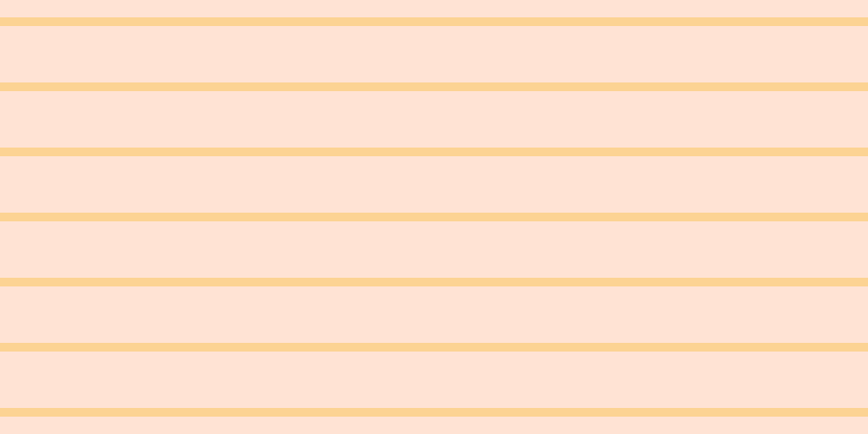 #ffcaac (50%), #fcd393 horizontal lines, eight pixels wide, fifty-two pixels apart