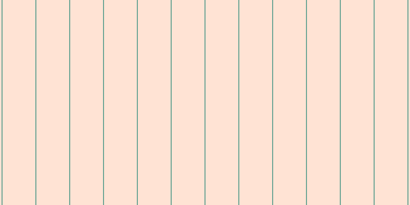 #ffcaac (50%), #67a393 vertical lines, two pixels wide, sixty-four pixels apart