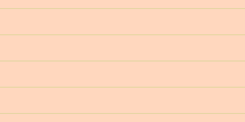 #ffcaac (75%), #dbd393 horizontal lines, two pixels wide, eighty-four pixels apart