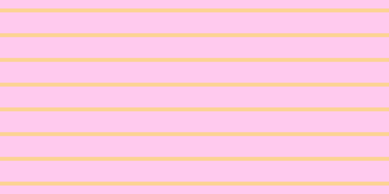 #ffcaee, #fcd393 horizontal lines, eight pixels wide, forty-three pixels apart