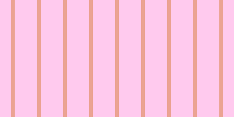 #ffcaee, #eba393 vertical lines, twelve pixels wide, seventy-seven pixels apart