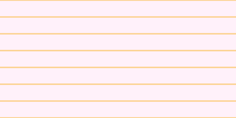 #ffcaee (25%), #fcd393 horizontal lines, five pixels wide, fifty-two pixels apart