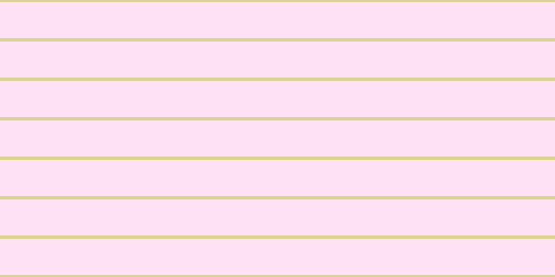 #ffcaee (50%), #dbd393 horizontal lines, five pixels wide, fifty-two pixels apart