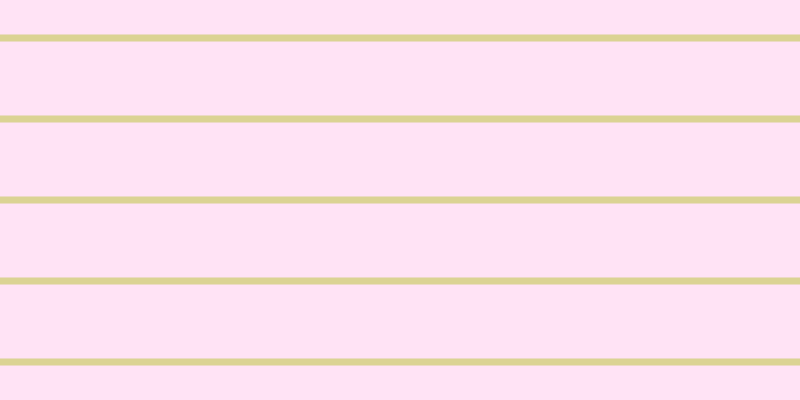 #ffcaee (50%), #dbd393 horizontal lines, seven pixels wide, seventy-four pixels apart