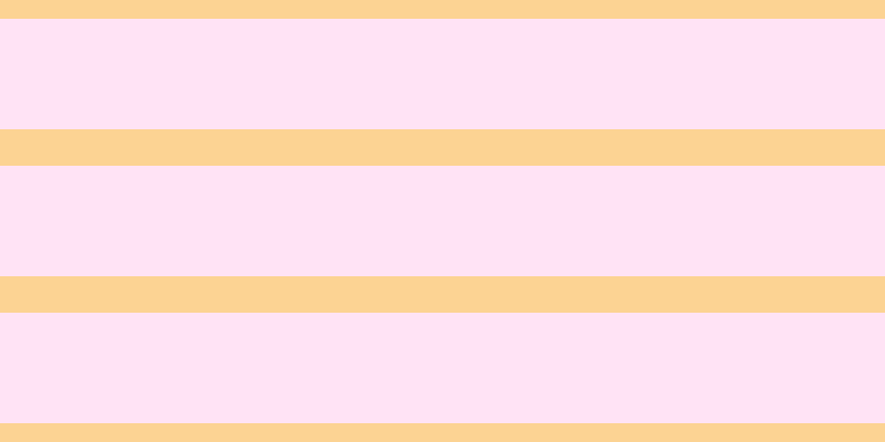 #ffcaee (50%), #fcd393 horizontal lines, thirty-three pixels wide, one hundred pixels apart