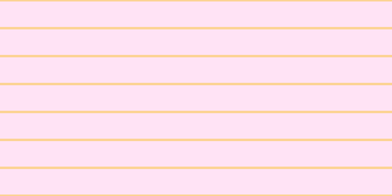 #ffcaee (50%), #fcd393 horizontal lines, five pixels wide, fifty-two pixels apart